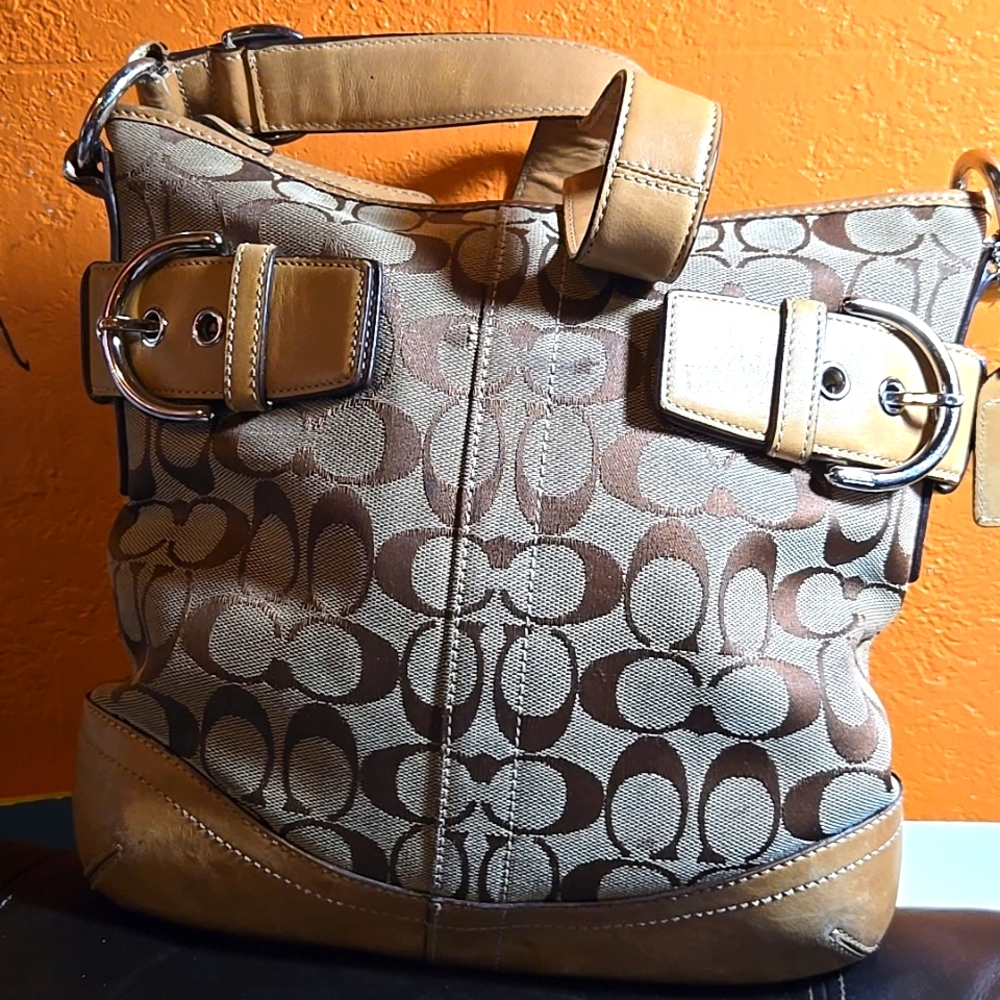 Coach 3574 Sufflette cloth shoulder bag